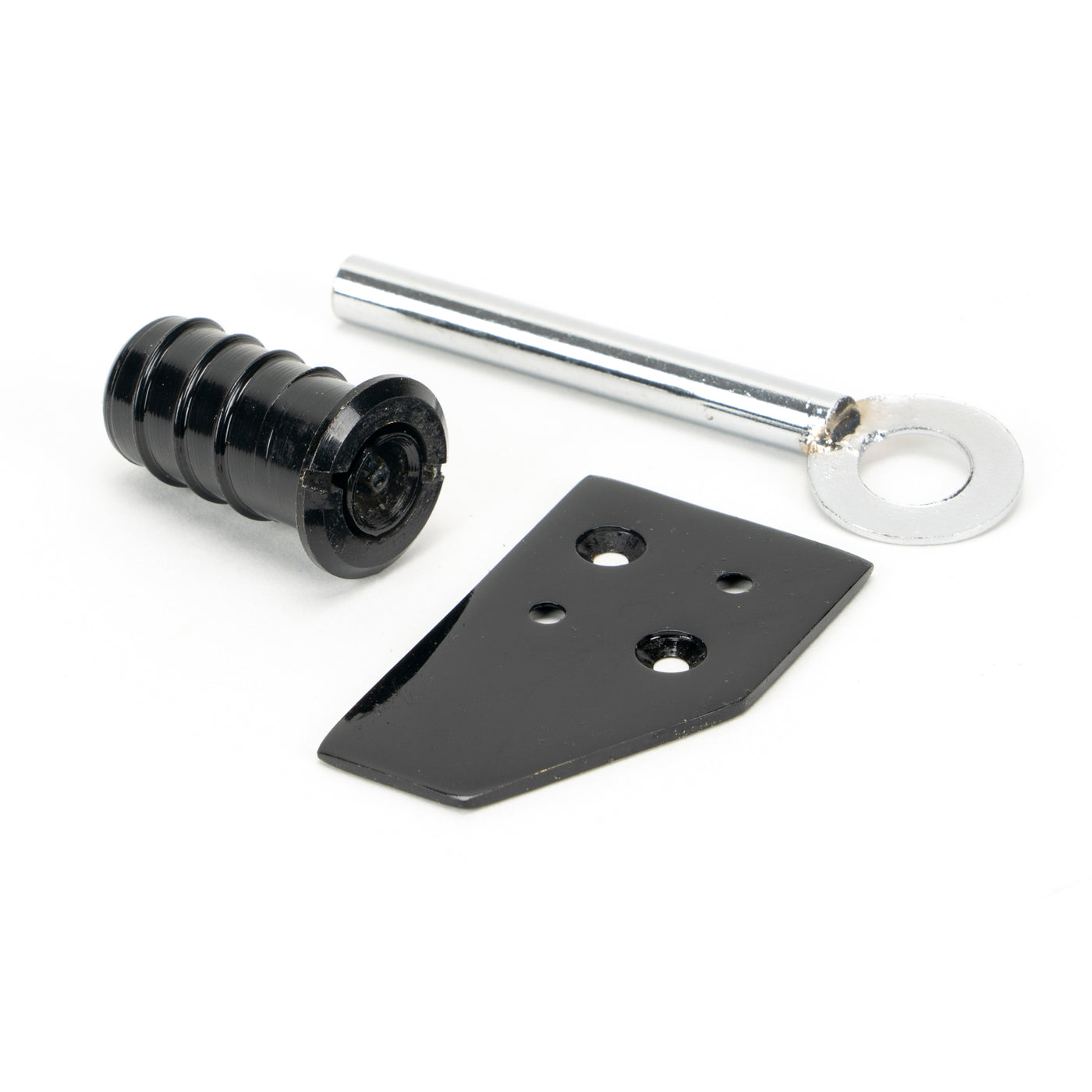 From The Anvil 49918 - Black Key-Flush Sash Stop  #finish_black