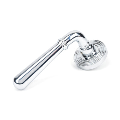 From The Anvil 50023 - Polished Chrome Newbury Lever on Rose Set (Beehive) - Unsprung #finish_polished-chrome