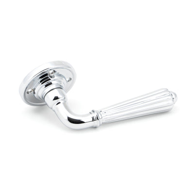 From The Anvil 50083 - Polished Chrome Hinton Lever on Rose Set - Unsprung