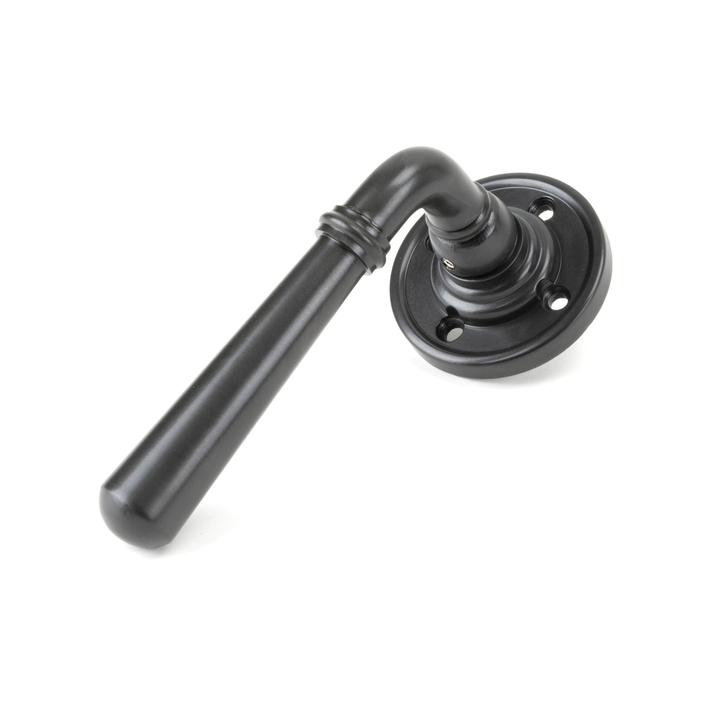 From The Anvil 50094 - Aged Bronze Newbury Lever on Rose Set - Unsprung #finish_aged-bronze