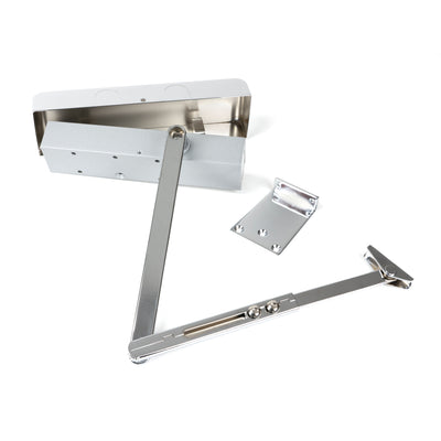 From The Anvil 50110 - Polished Chrome Size 2-5 Door Closer & Cover #finish_polished-chrome