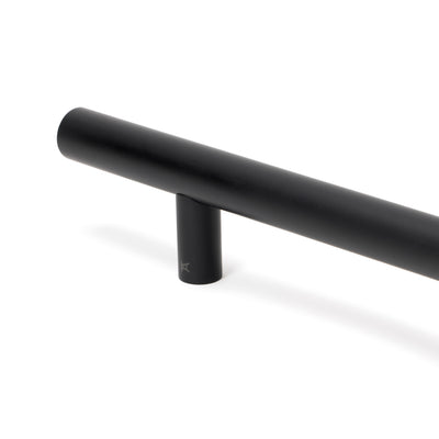 From The Anvil 50261 - Matt Black SS (316) 1.2m T Bar Handle Bolt Fix 32mm Ø