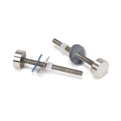 From The Anvil 50271 - Satin SS (304) 100mm Bolt Fixings for T Bar (2) #finish_satin-stainless-steel