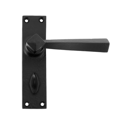 From The Anvil 73111 - Black Straight Lever Bathroom Set #finish_black