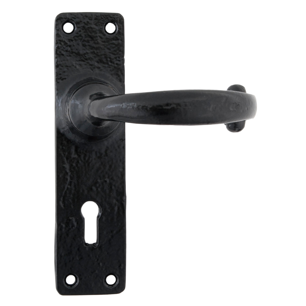 From The Anvil 73205M - Black MF Lever Lock Set  #finish_black-mf