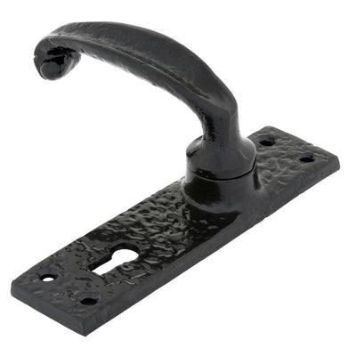 From The Anvil 73217M - Black Lever Lock Set #finish_black