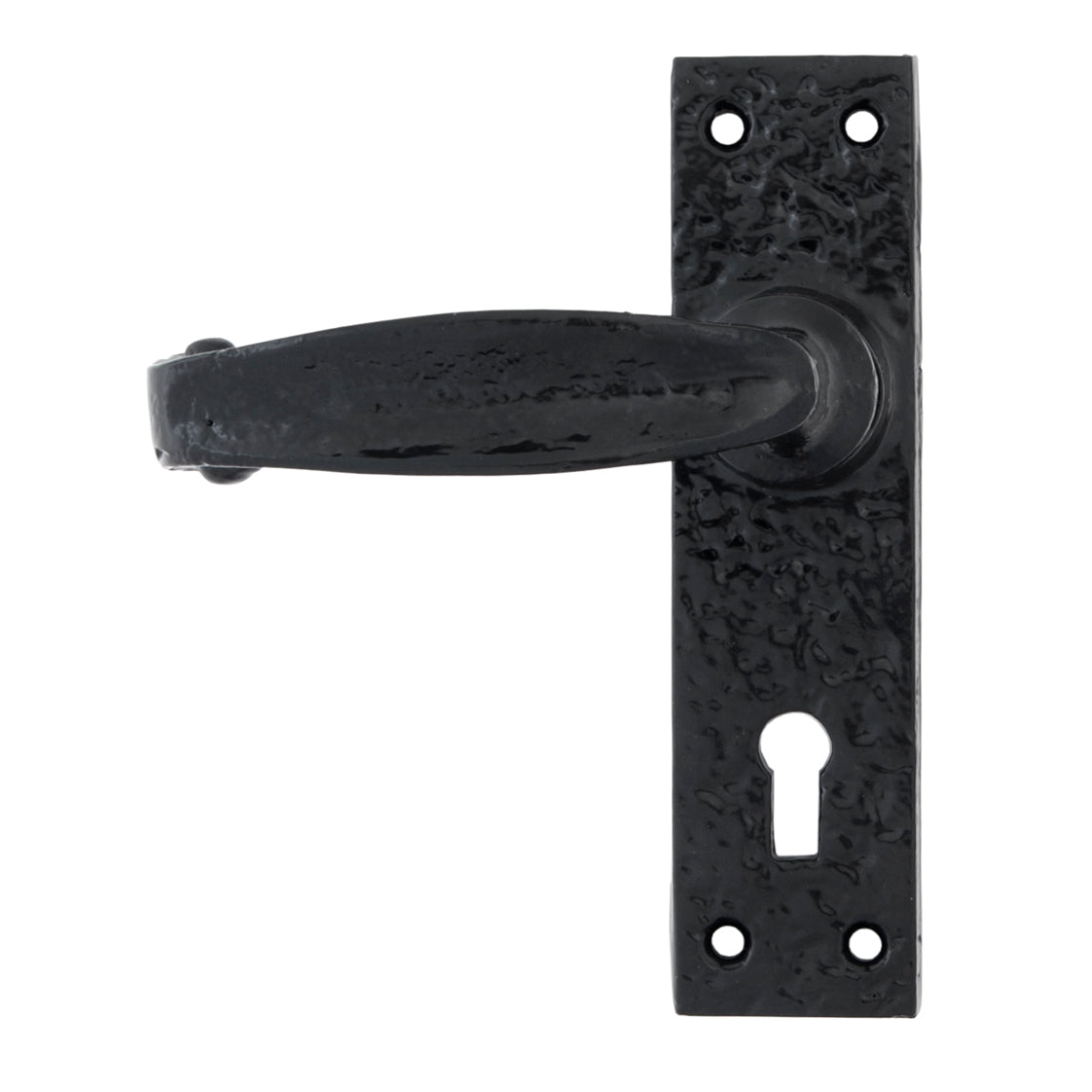 From The Anvil 73217M - Black Lever Lock Set  #finish_black