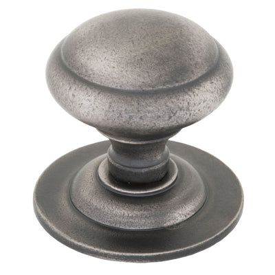 From The Anvil 83505 - Antique Pewter Round Centre Door Knob  #finish_antique-pewter