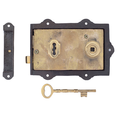 From The Anvil 83578 - Iron Davenport Rim Lock #finish_iron