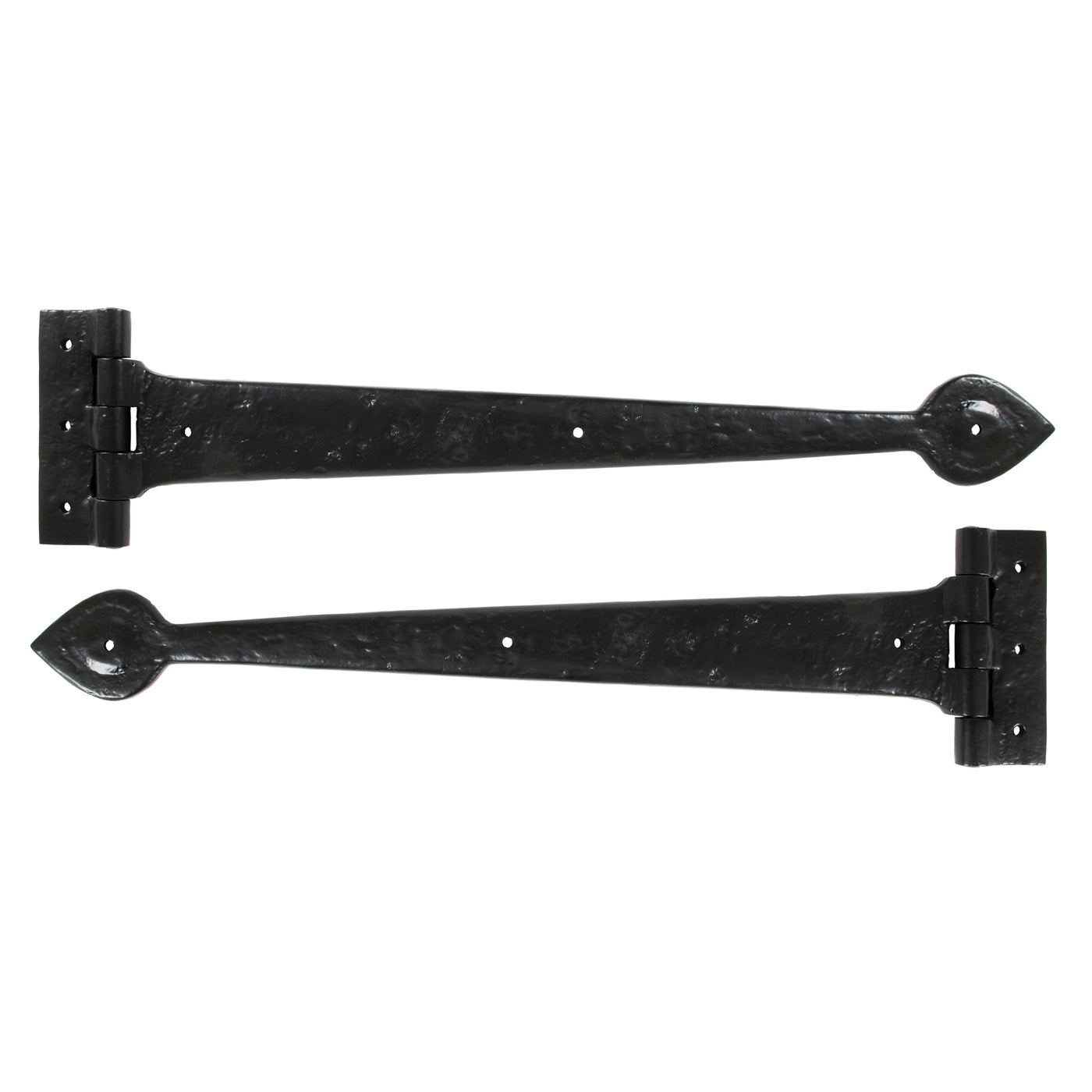 From The Anvil 83623 - Black Textured 18" Cast T Hinge (pair)