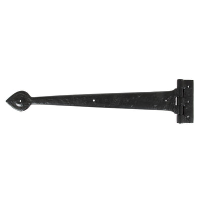 From The Anvil 83623 - Black Textured 18" Cast T Hinge (pair) #finish_black-textured