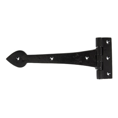 From The Anvil 83625 - Black Smooth 10½" Cast T Hinge (pair) #finish_black-smooth