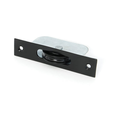 From The Anvil 83637 - Black Square Ended Sash Pulley 75kg  #finish_black