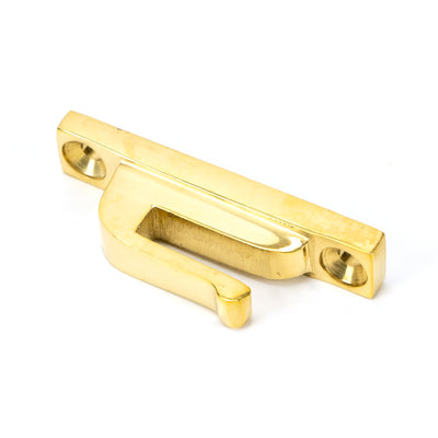 From The Anvil 83687 - Polished Brass Hook Plate  #finish_polished-brass