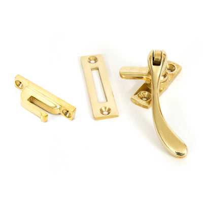 From The Anvil 83696 - Polished Brass Peardrop Fastener  #finish_polished-brass