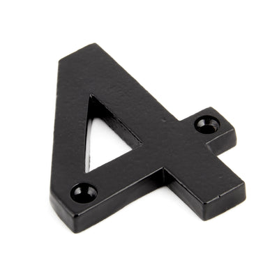 From The Anvil 83704 - Black Numeral 4 #finish_black