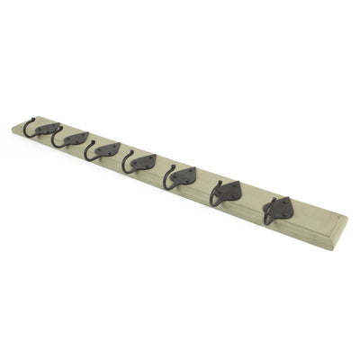 From The Anvil 83747 - Olive Green Cottage Coat Rack  #colour_olive-green