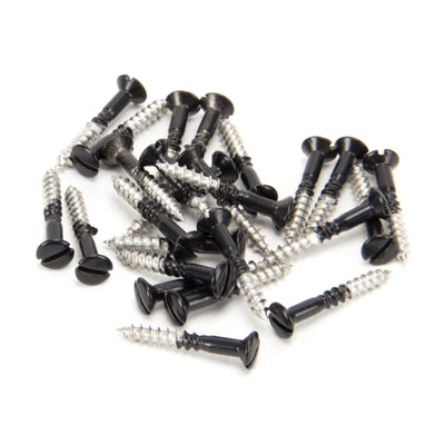 From The Anvil 83750 - Black SS 3.5 x 25 Csk R/ Head Screws (25) #finish_black