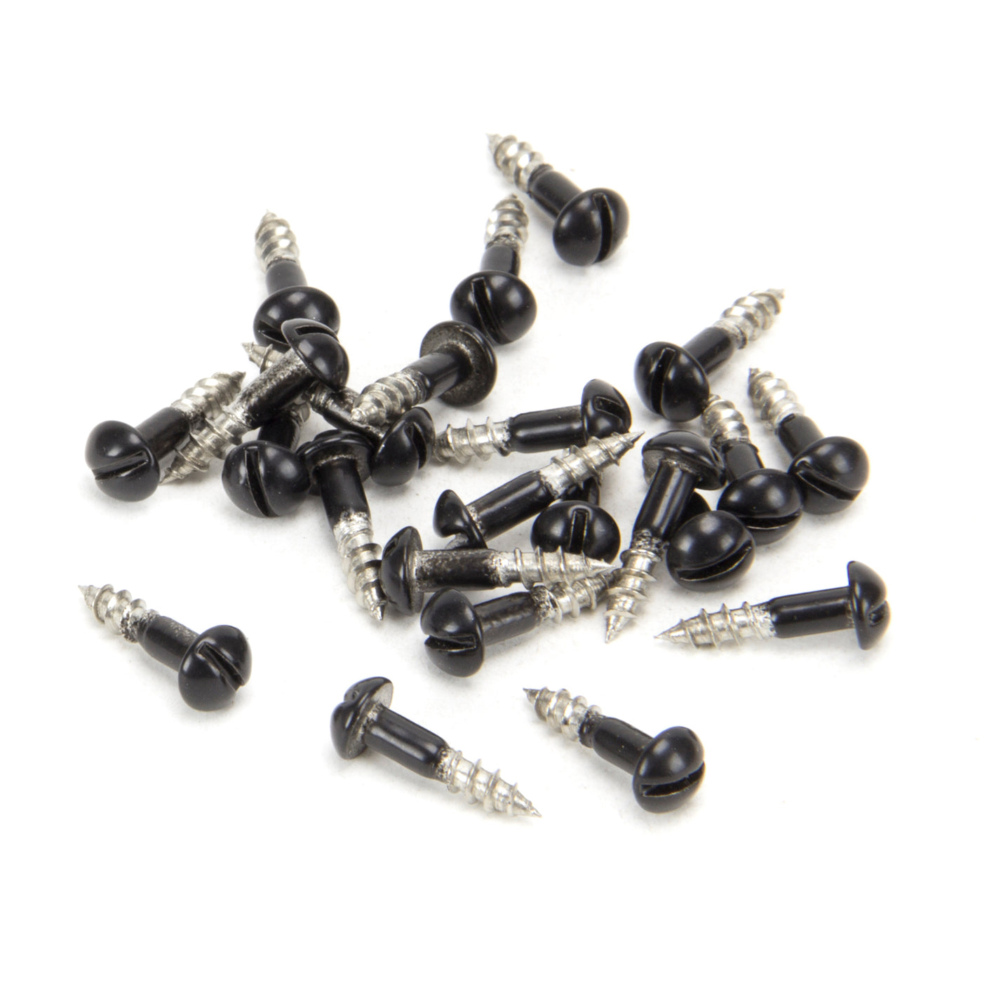 From The Anvil 83754 - Black SS 3.0 x 12 Roundhead Screws (25) #finish_black