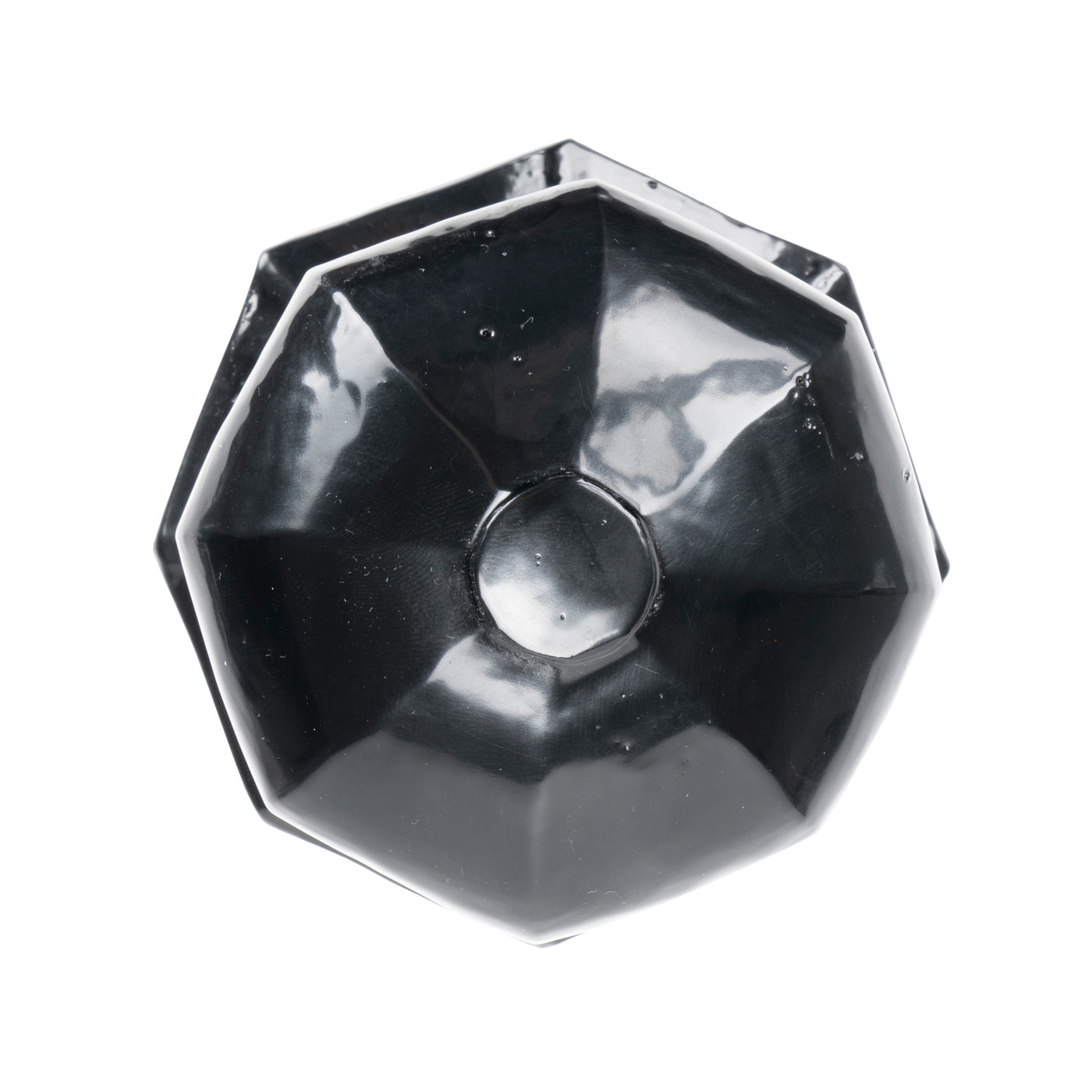 From The Anvil 83779 - Black Octagonal Centre Door Knob #finish_black