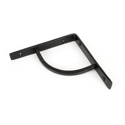 From The Anvil 83780 - Black 6'' x 6'' Plain Shelf Bracket #finish_black