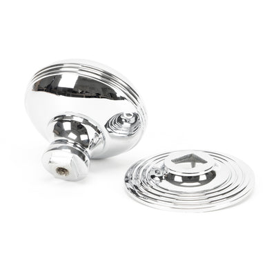 From The Anvil 83783 - Polished Chrome Prestbury Centre Door Knob #finish_polished-chrome