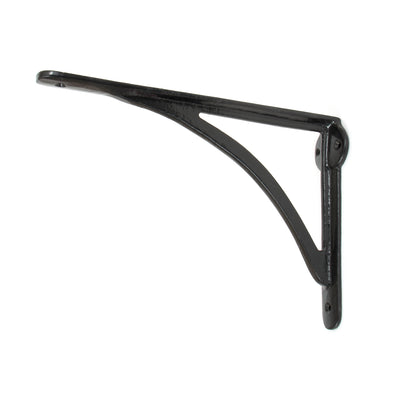 From The Anvil 83784 - Black 10'' x 7'' Curved Shelf Bracket  #finish_black