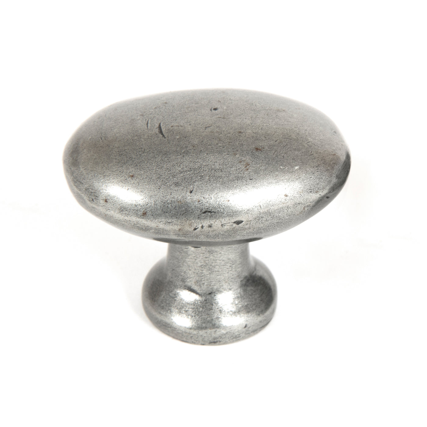 From The Anvil 83787 - Pewter Oval Cabinet Knob