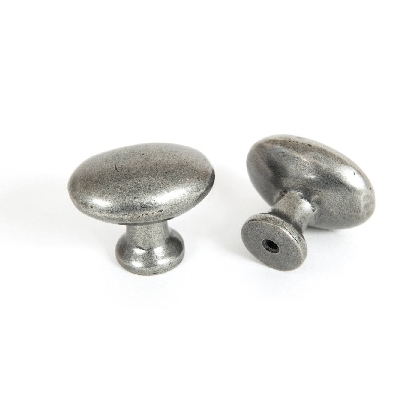 From The Anvil 83787 - Pewter Oval Cabinet Knob #finish_pewter-patina