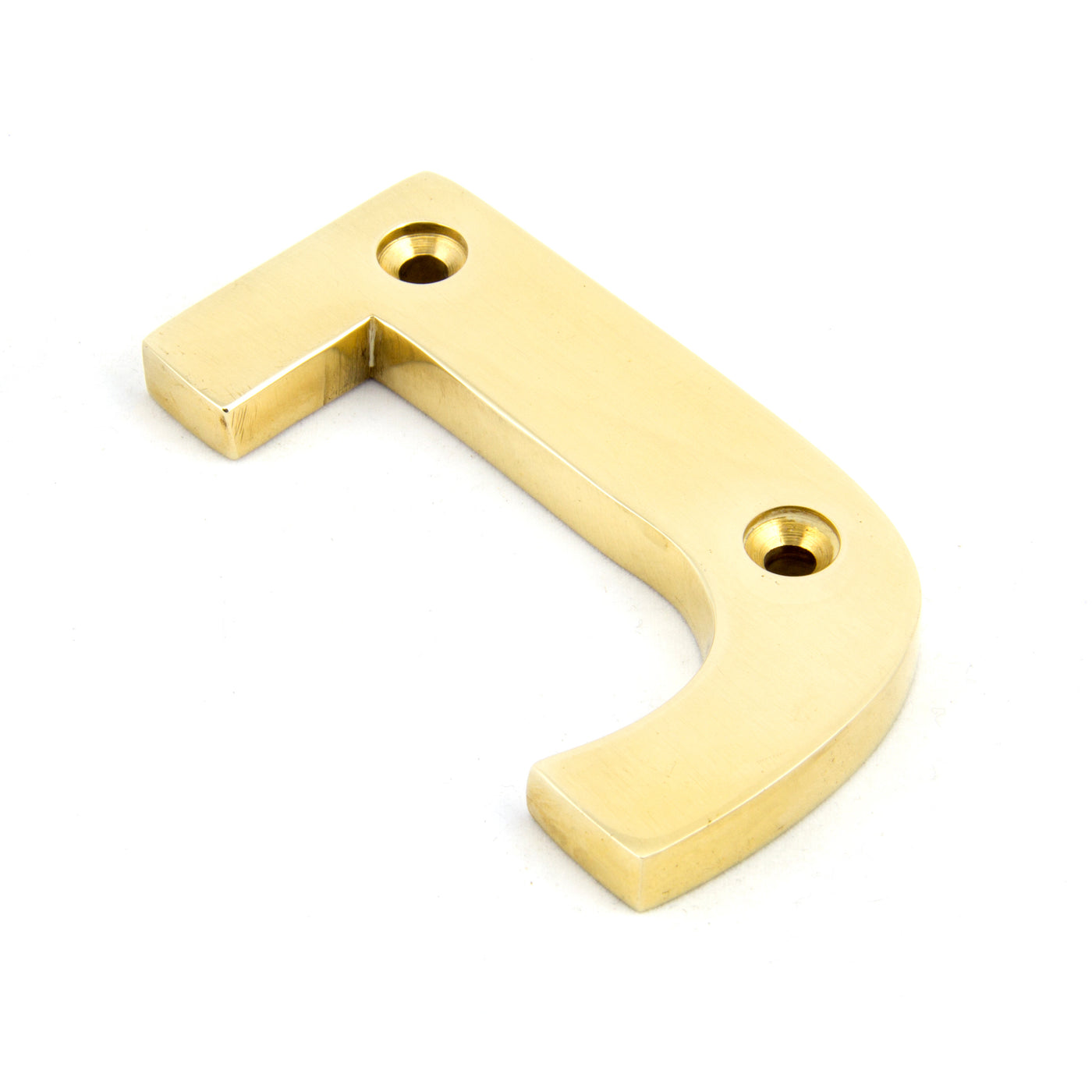 From The Anvil 83801J - Polished Brass Letter J #finish_polished-brass