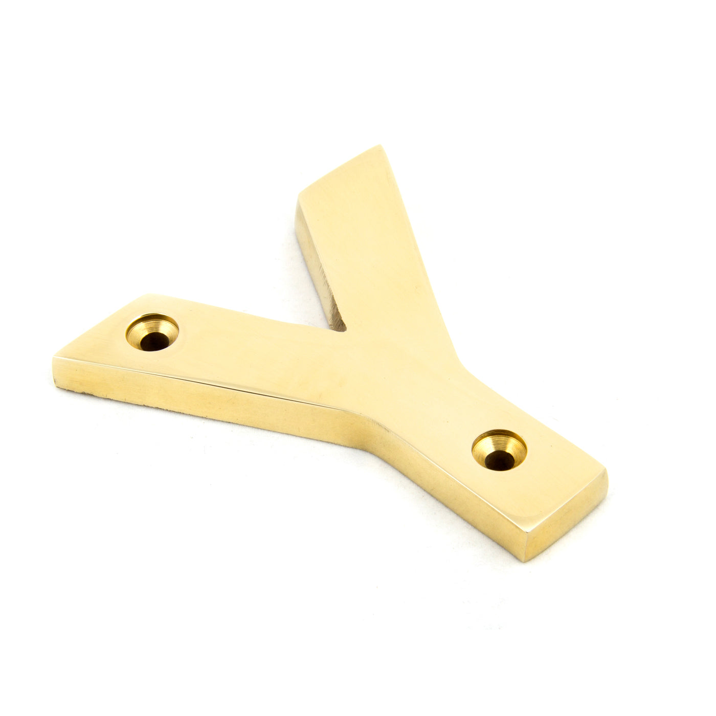 From The Anvil 83801Y - Polished Brass Letter Y #finish_polished-brass