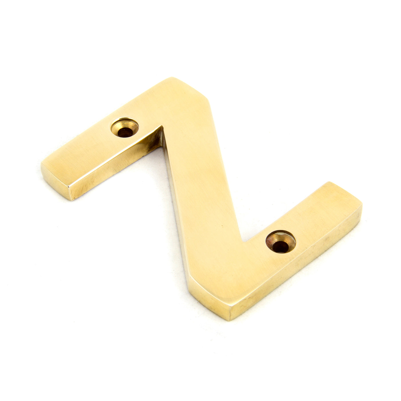 From The Anvil 83801Z - Polished Brass Letter Z #finish_polished-brass