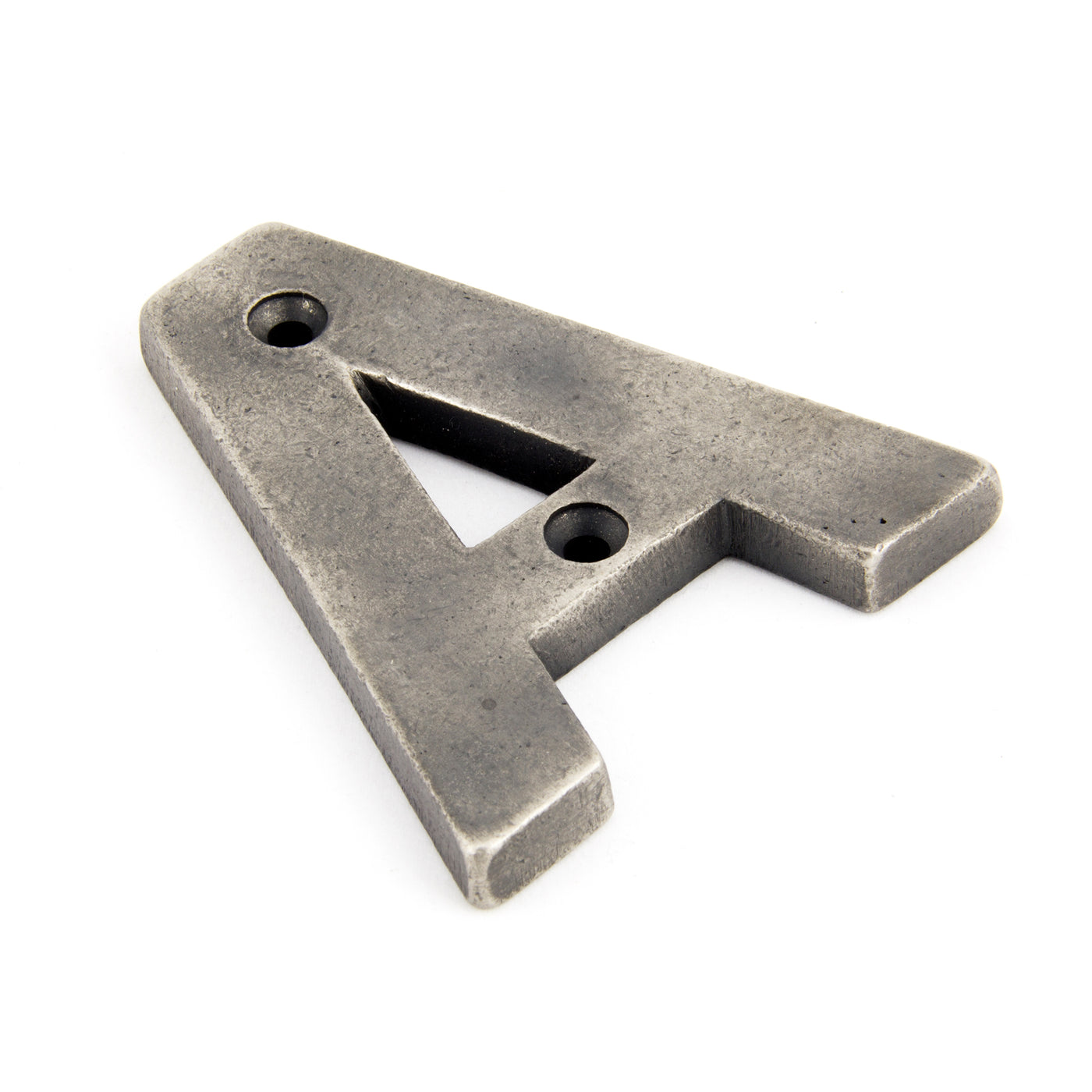 From The Anvil 83803A - Antique Pewter Letter A #finish_antique-pewter