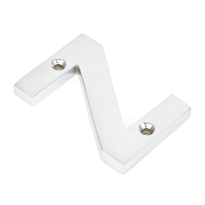 From The Anvil 83804Z - Satin Chrome Letter Z #finish_satin-chrome