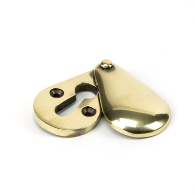 From The Anvil 83816 - Aged Brass Plain Escutcheon  #finish_aged-brass