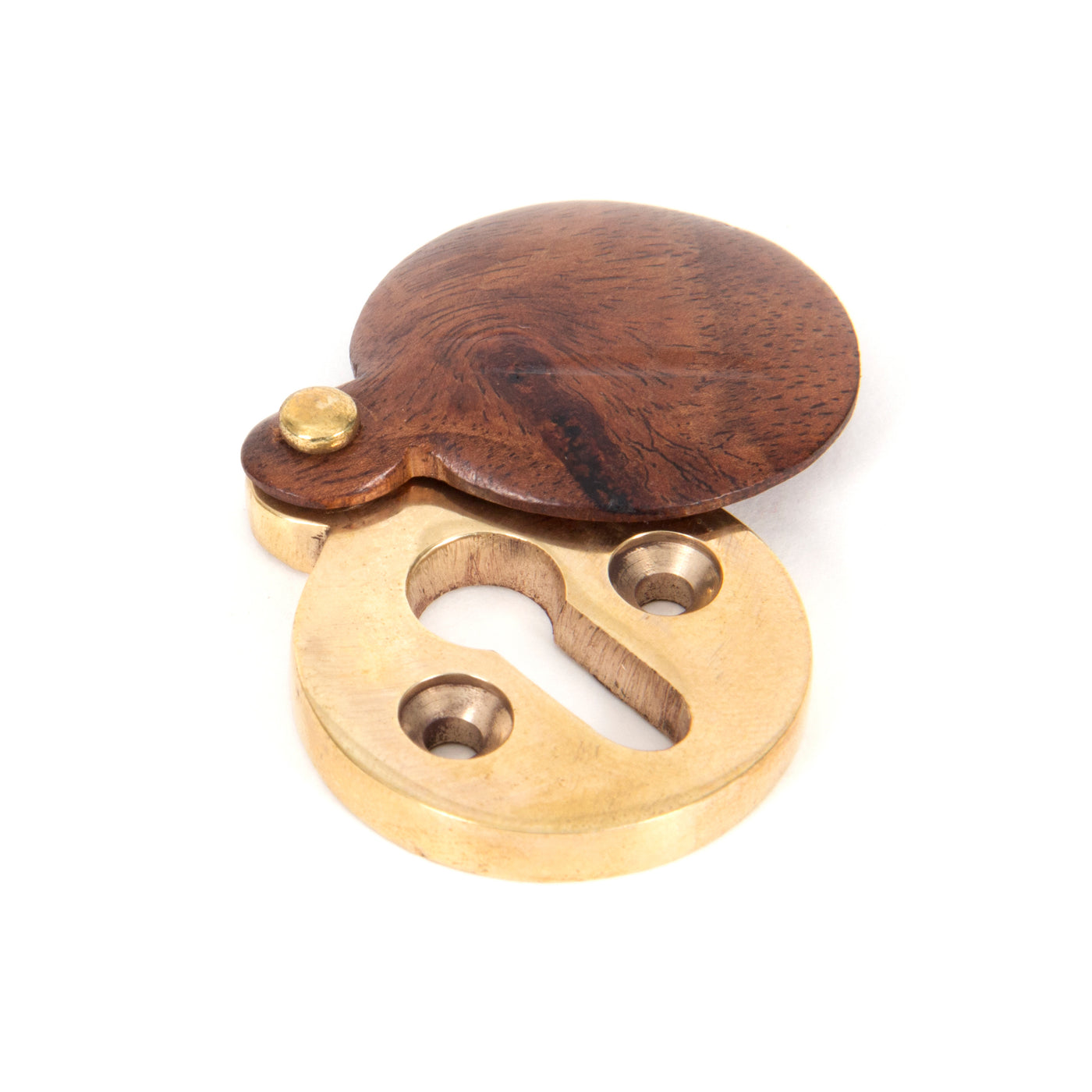 From The Anvil 83832 - Rosewood 30mm Round Escutcheon  #finish_rosewood