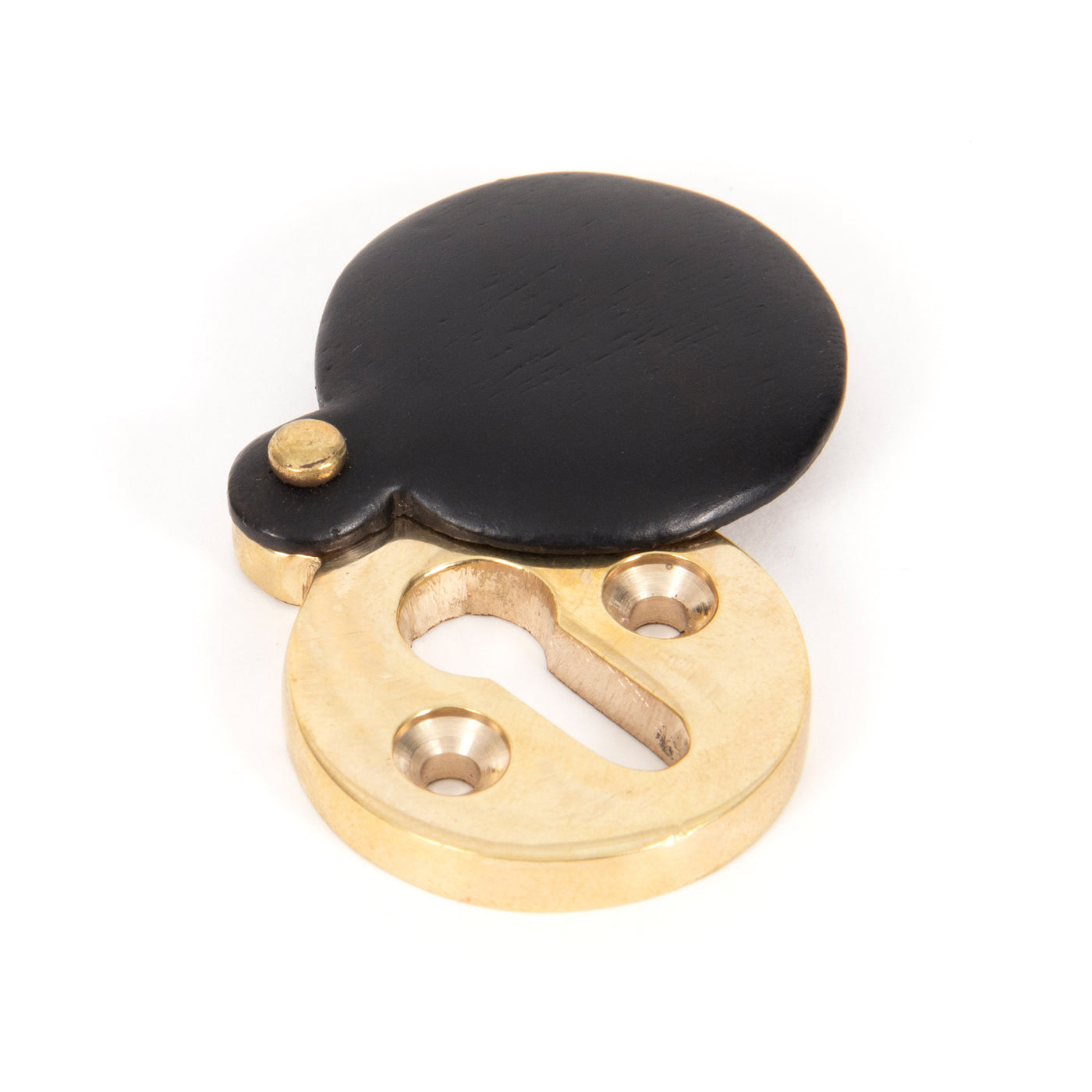 From The Anvil 83833 - Ebony 30mm Round Escutcheon  #finish_ebony