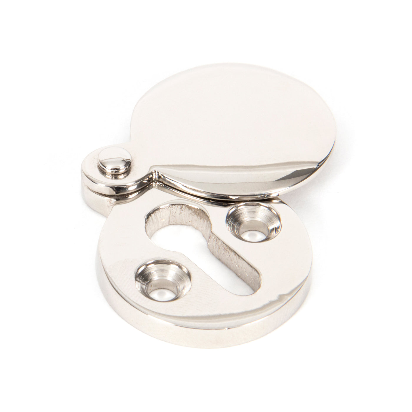 From The Anvil 83835 - Polished Nickel 30mm Round Escutcheon  #finish_polished-nickel