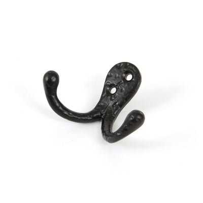 From The Anvil 83843 - Black Celtic Double Robe Hooks  #finish_black