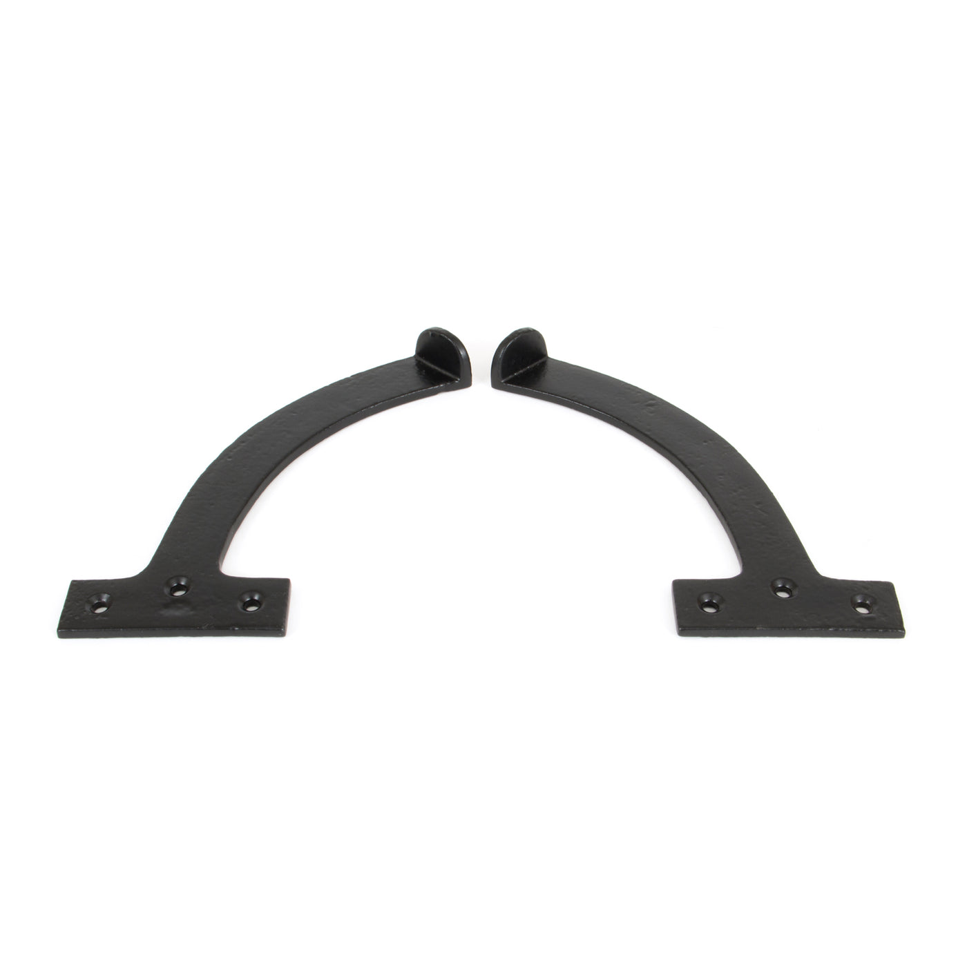 From The Anvil 83847 - Black 7" Quadrant Stay (Pair) #size_7"