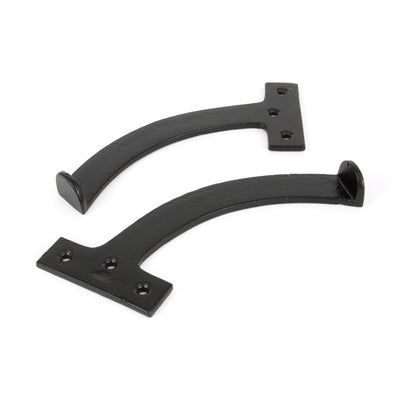 From The Anvil 83847 - Black 7" Quadrant Stay (Pair)  #size_7"-178mm