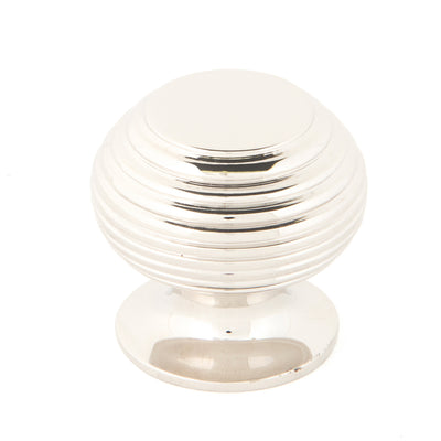 From The Anvil 83867 - Polished Nickel Beehive Cabinet Knob 30mm #finish_polished-nickel