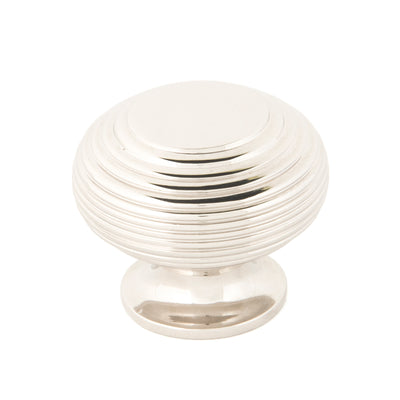 From The Anvil 83868 - Polished Nickel Beehive Cabinet Knob 40mm #finish_polished-nickel