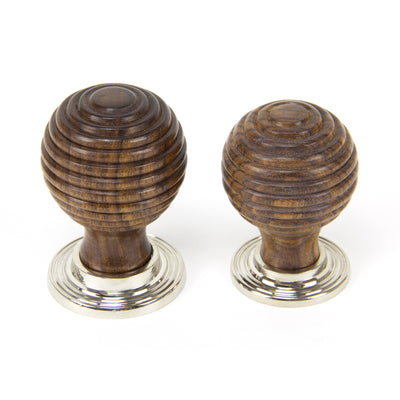 From The Anvil 83873 - Rosewood and PN Beehive Cabinet Knob 35mm