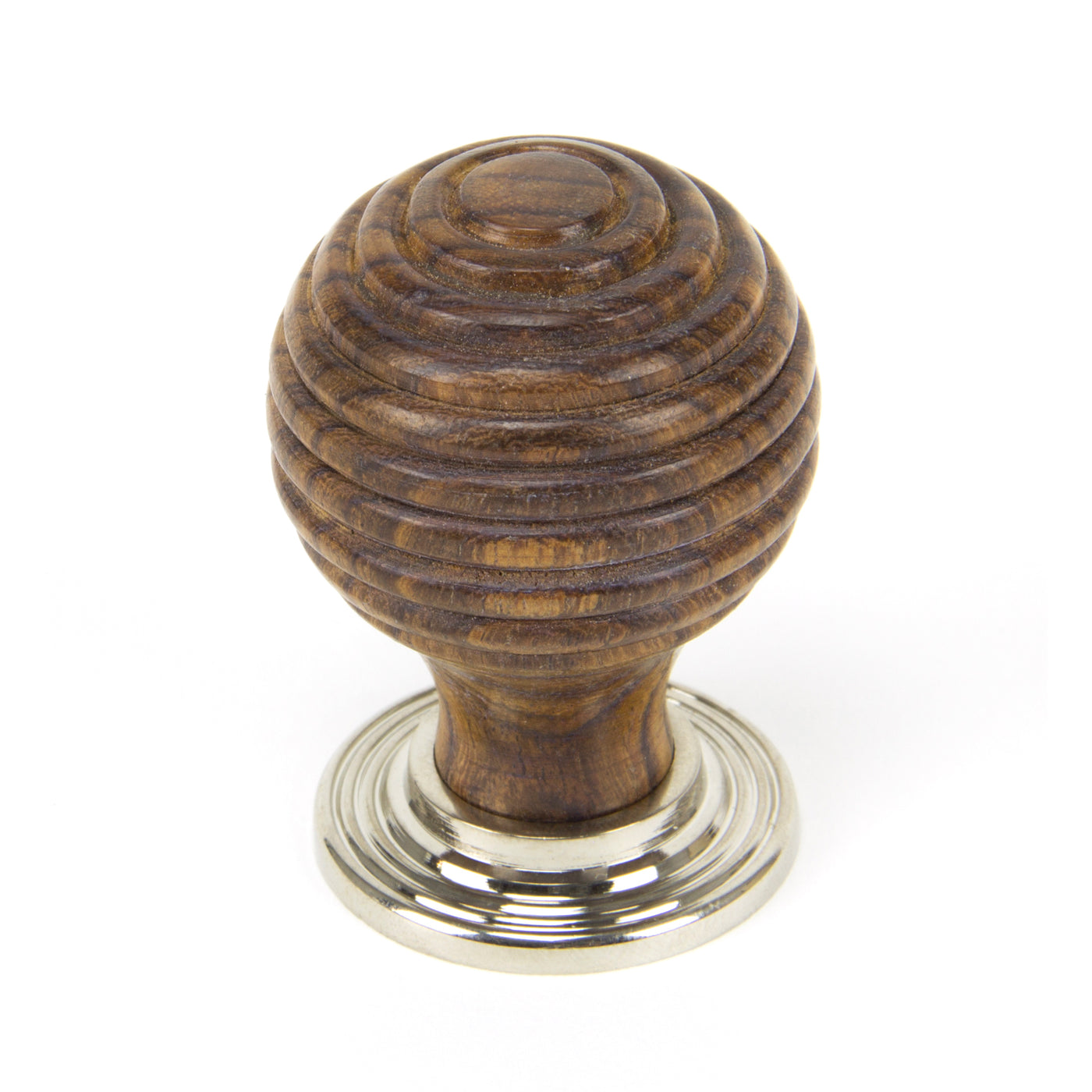 From The Anvil 83873 - Rosewood and PN Beehive Cabinet Knob 35mm #finish_rosewood-&-polished-nickel