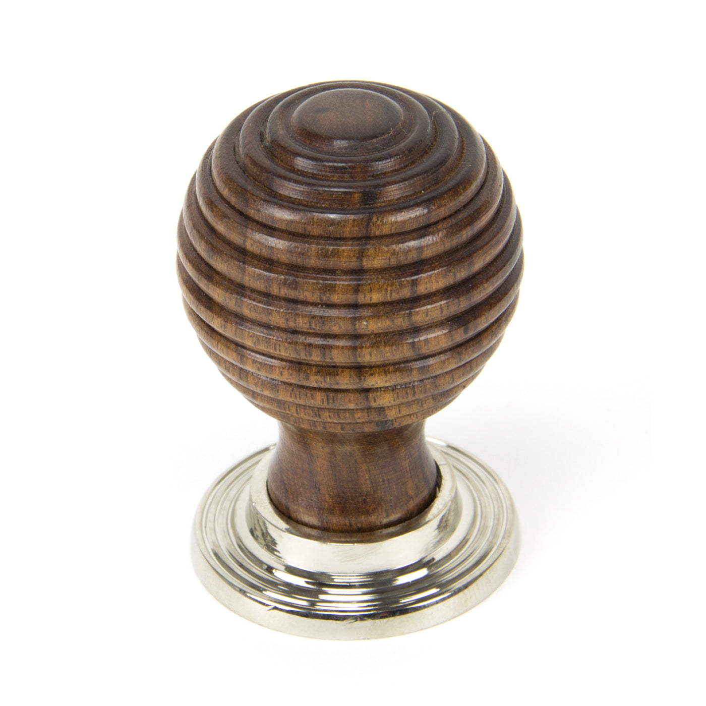 From The Anvil 83874 - Rosewood and PN Beehive Cabinet Knob 38mm #finish_rosewood-&-polished-nickel