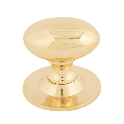 From The Anvil 83879 - Polished Brass Oval Cabinet Knob 40mm #finish_polished-brass