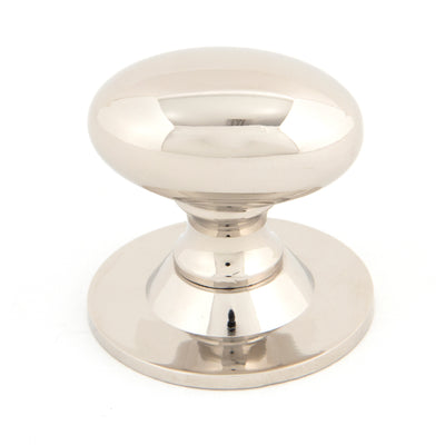 From The Anvil 83880 - Polished Nickel Oval Cabinet Knob 40mm #finish_polished-nickel