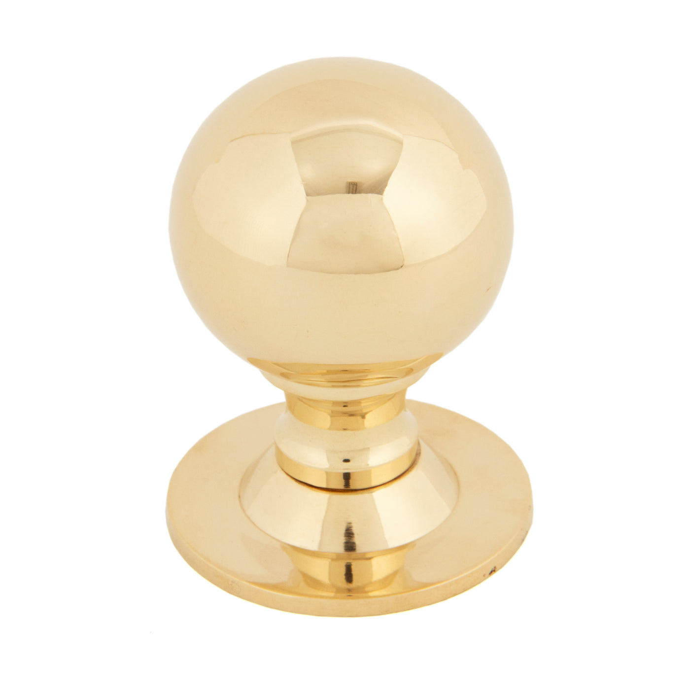 From The Anvil 83881 - Polished Brass Ball Cabinet Knob 39mm #finish_polished-brass