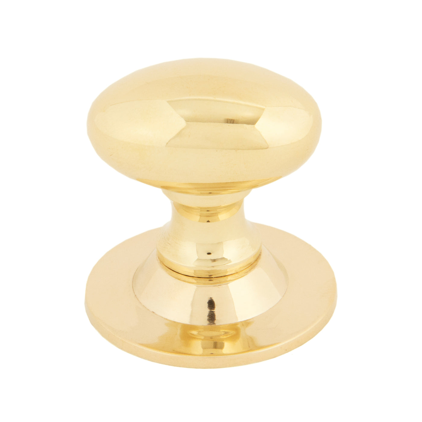 From The Anvil 83885 - Polished Brass Oval Cabinet Knob 33mm #finish_polished-brass